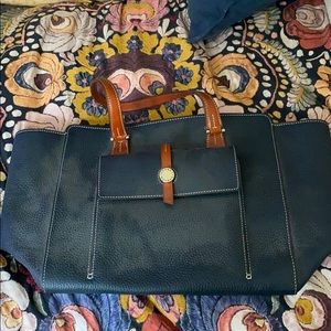 Dooney & Bourke XL Navy Shoulder Bag